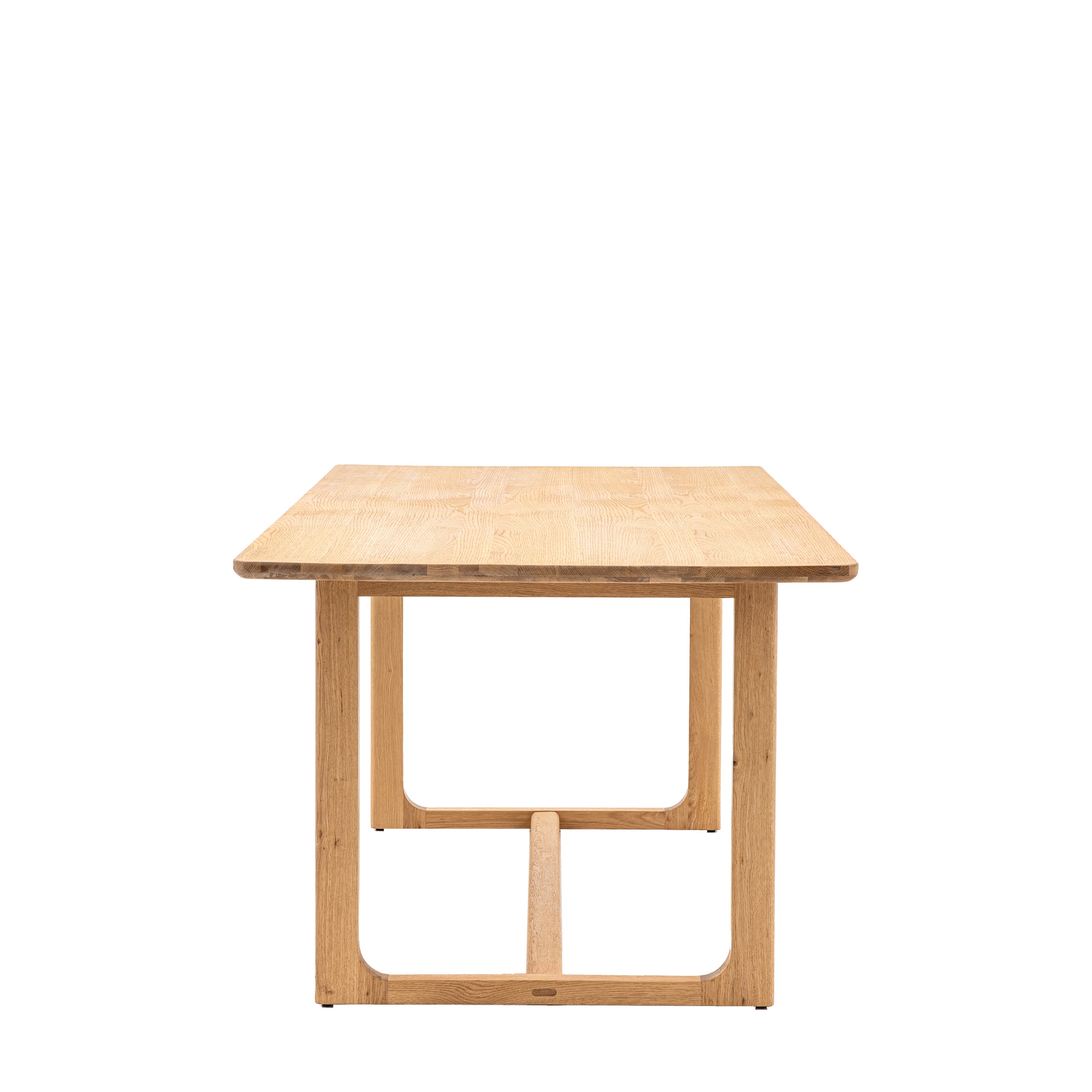 Novu Natural Oak Wood Dining Table | 6 Seater
